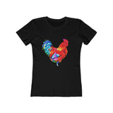 Rooster 'Craw' - -  Women's Slim Fit Ringspun Cotton T-Shirt