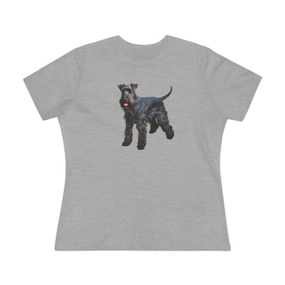 Kerry Blue Terrier Women's Relaxed Fit Cotton Tee