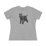 Kerry Blue Terrier Women's Relaxed Fit Cotton Tee