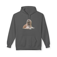 Afghan Hound Unisex Midweight Soft Fleece Hoodie