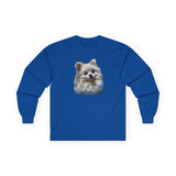 Pomeranian 'Snowball' Unisex Cotton Long Sleeve Tee