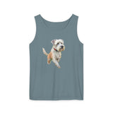 Dandie Terrier  -  Unisex Garment-Dyed Tank Top