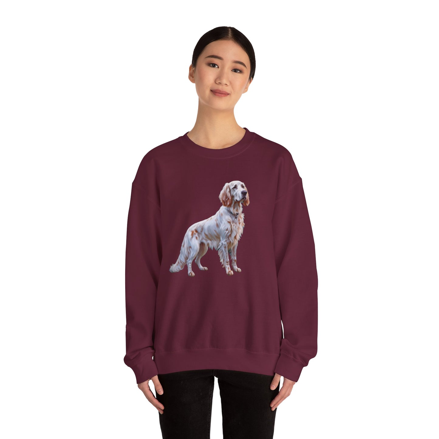 English Setter #2 - Unisex 50/50 Crewneck Sweatshirt