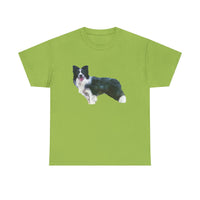 Border Collie '#1'  -  Unisex Heavy Cotton Tee