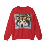 Malamute Unisex 50/50 Crewneck Sweatshirt