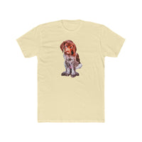 German Short-Hair Pointer 'Benny' Men's Cotton Crew Tee