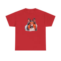 Rough Coated Collie - Unisex Heavy Cotton Tee