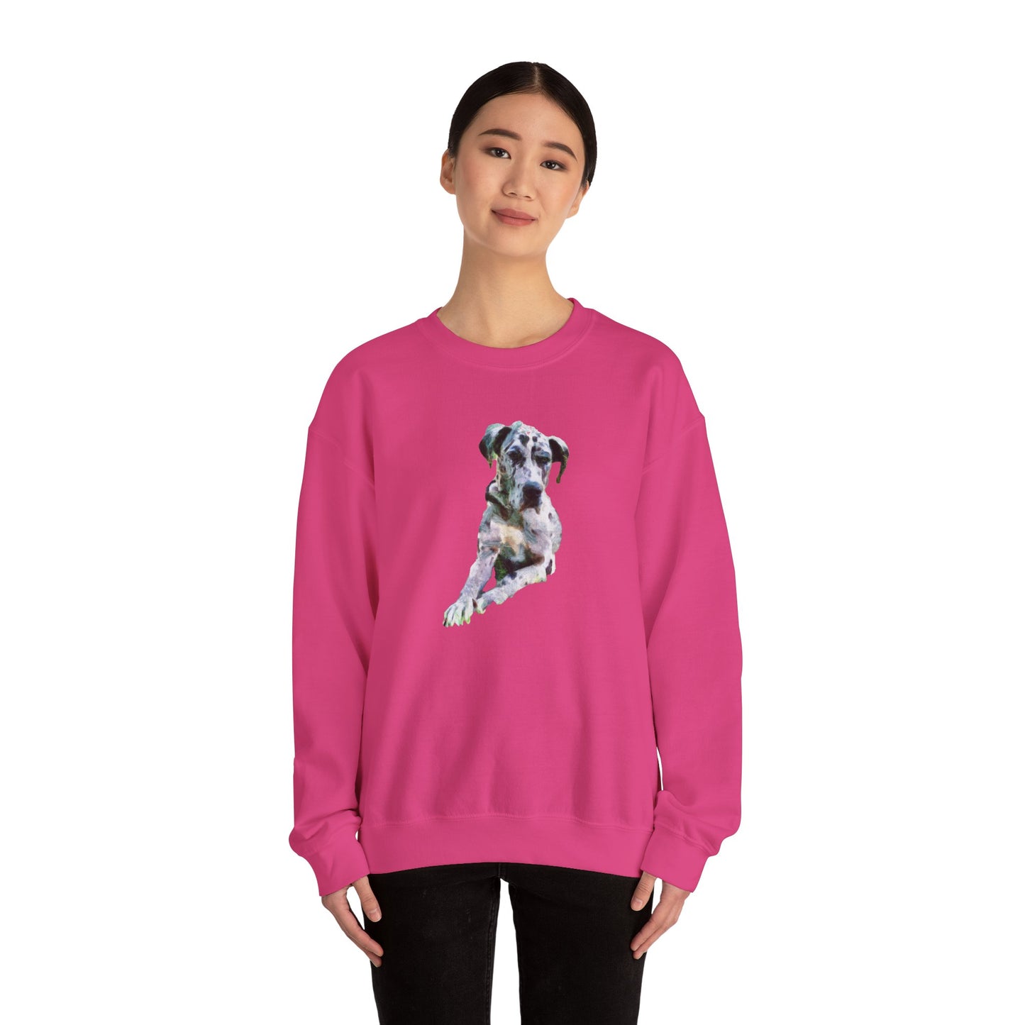 Great Dane 'Leonid' Unisex 50/50 Crewneck Sweatshirt