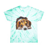 Beagle 'Daisy Mae' Unisex Cotton Tie-Dye Tee, Cyclone