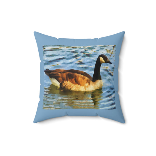 Canadian Goose Spun Polyester Throw Pillow