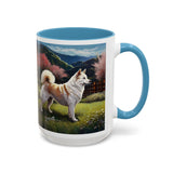 Kishu Ken - Ceramic Accent Coffee Mug (11, 15oz)