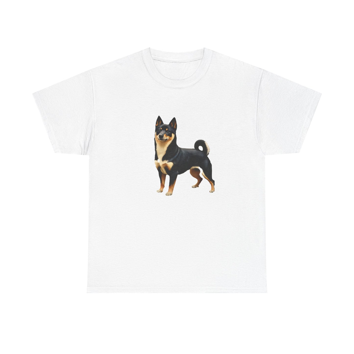 Black & Tan Shiba Inu - Unisex Heavy Cotton Tee