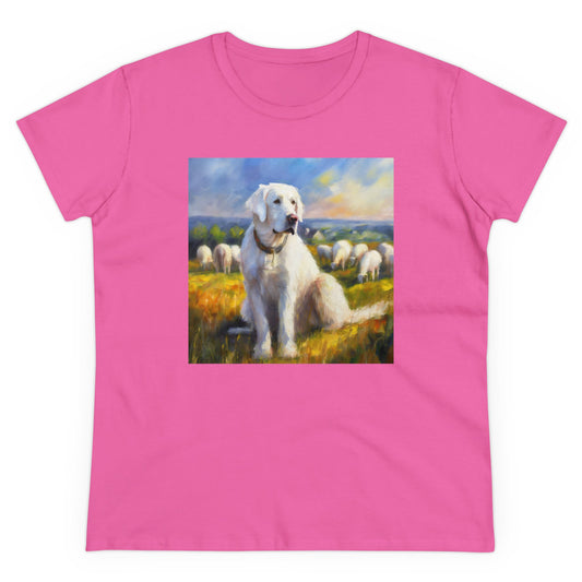 Hungarian Kavasz Women's Midweight Cotton Tee - A Soft Embrace