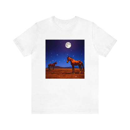 Moonlight Horses -  Classic Jersey Short Sleeve Tee
