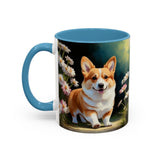 Welsh Corgi Puppy - Accent Coffee Mug