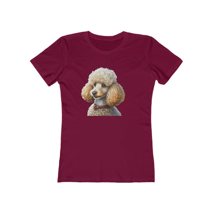 Standard Poodle #2 - Women's Slim Fit Ringspun Cotton Tee