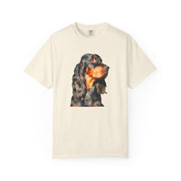 Gordon Setter Unisex-Adult Relaxed Fit Garment-Dyed T-shirt