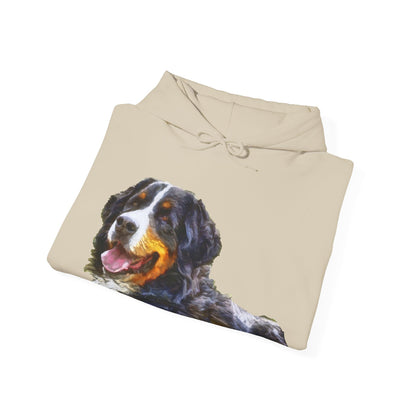 Bernese Mountain Dog Unisex 50/50 Hoodie: Your Comfy Sidekick