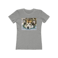 Alaskan Malamute 'Eyak' Women's Slim Fit T-Shirt