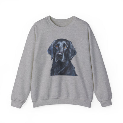 Flat-Coated Retriever 50/50 Blend Crewneck Sweatshirt