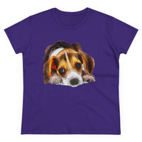 Beagle 'Daisy May' Women's Midweight Cotton Tee