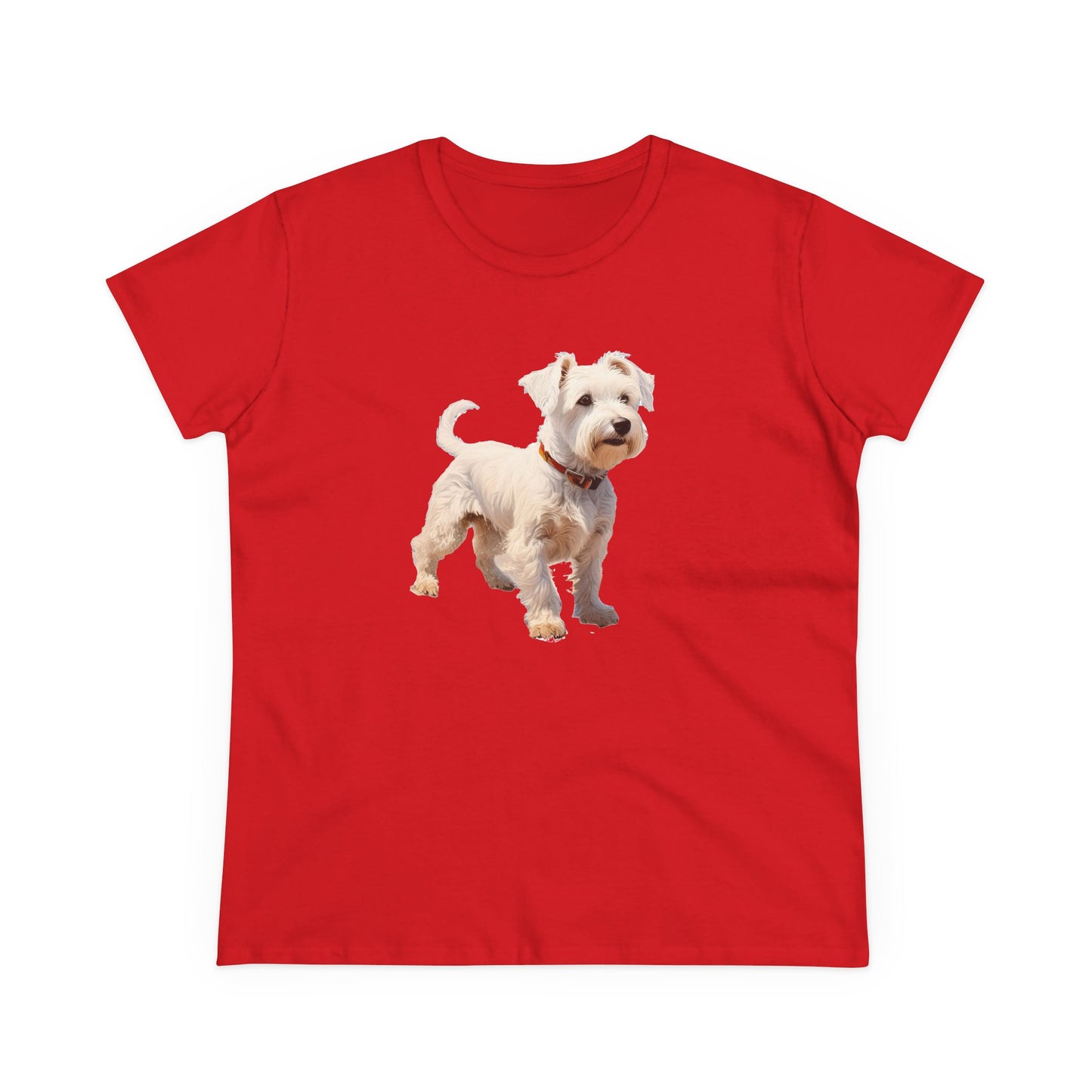 Sealyham Terrier Women's Midweight Cotton Tee