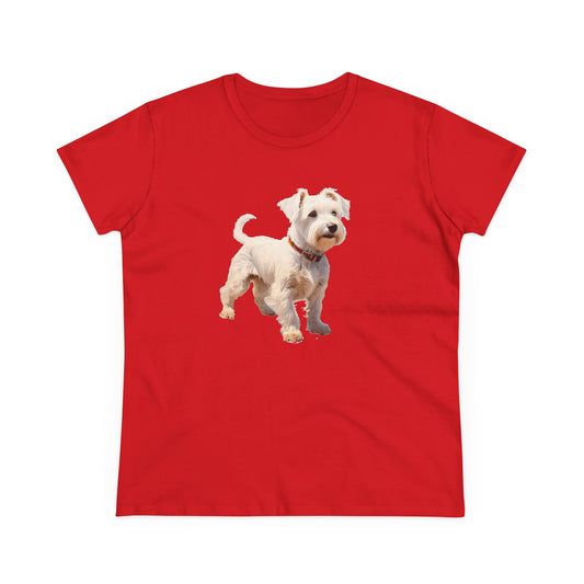 Sealyham Terrier Women's Midweight Cotton Tee