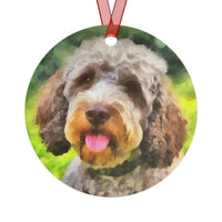 Charming Lagotto Romagnolo Metal Ornaments