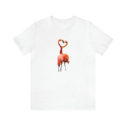 Flamingo 'Love Birds' -  Classic Jersey Short Sleeve Tee