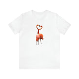 Flamingo 'Love Birds' Unisex Jersey Short Sleeve Tee