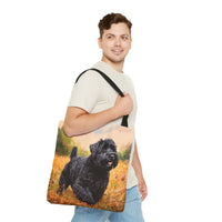 Black Russian Terrier Tote Bag (AOP)