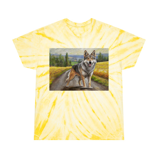 Czechoslovakian Vlciak Wolfdog Classic Tie-Dye Tee - Cyclone