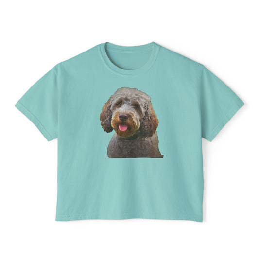 Lagotto Romagnolo 'Italian Truffle Dog' Women's Boxy Tee