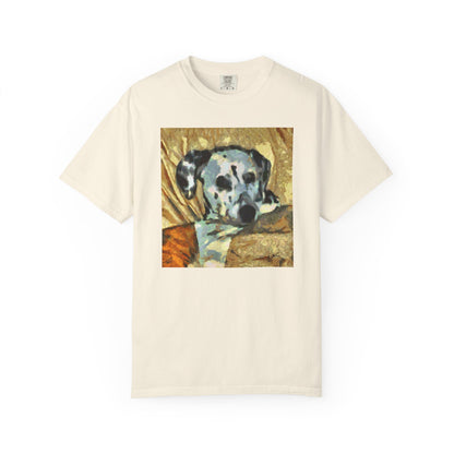 Dalmatian 'Breakfast Time' Unisex Relax Fit Garment-Dyed T-shirt