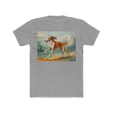 Saluki Men's Fitted Cotton Crew Tee