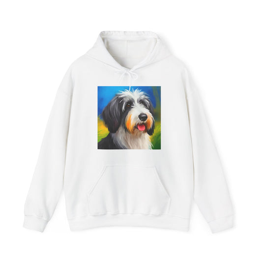 Polish Lowland Sheepdog Unisex 50/50 Hooded Sweatshirt