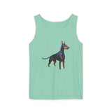 Doberman Pinscher #1  --  Unisex Relaxed Fit Garment-Dyed Tank Top