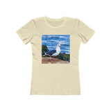 Bodega Seagull - Women's Slim Fit Ringspun Cotton T-Shirt