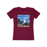 Bodega Seagull - Women's Slim Fit Ringspun Cotton T-Shirt