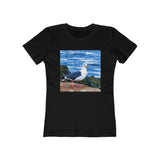 Bodega Seagull - Women's Slim Fit Ringspun Cotton T-Shirt