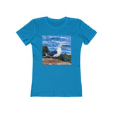 Bodega Seagull - Women's Slim Fit Ringspun Cotton T-Shirt