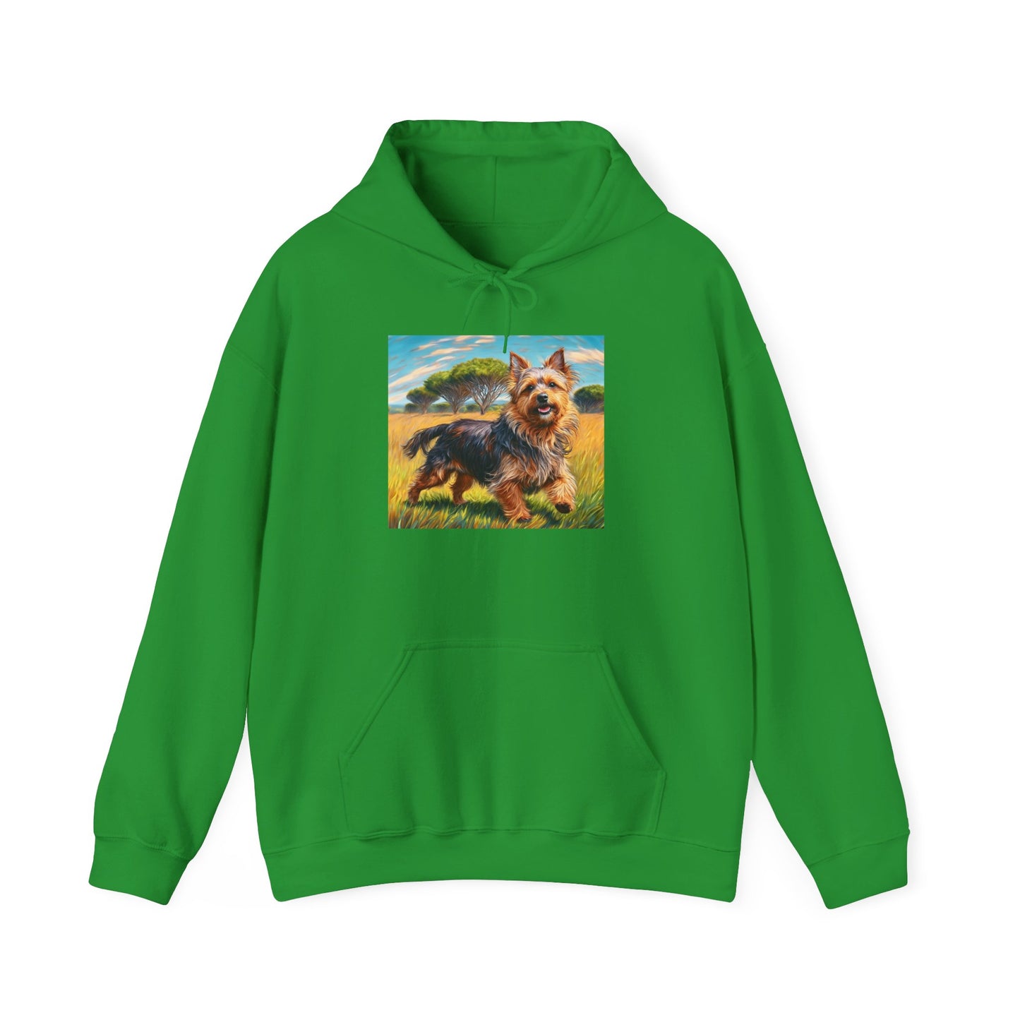 Australian Terrier Unisex 50/50 Hooded Sweatshirt