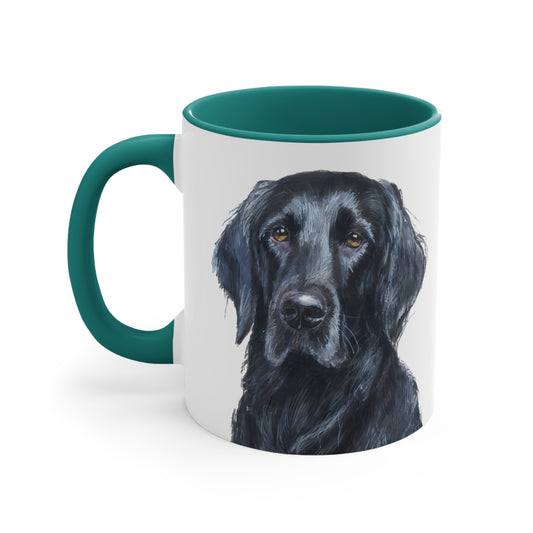 Flat-Coated Retriever 11oz Ceramic Accent Mug