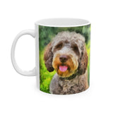 Lagotto Romagnolo 'Italian Truffle Dog' Ceramic Mug - 2 Sizes