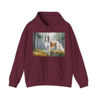 Borzoi 'Russian Wolfhound' Unisex Hooded Sweatshirt