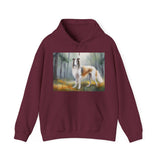 Borzoi 'Russian Wolfhound' Unisex Hooded Sweatshirt