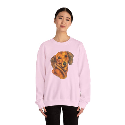 Dachshund 'Doxie #1' Unisex 50/50 Crewneck Sweatshirt