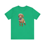 Vizsla 'Augie' Unisex Jersey Short Sleeve Tee