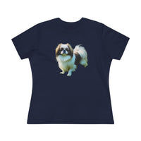 Japanese Chin Women's Relaxed Cotton Tee