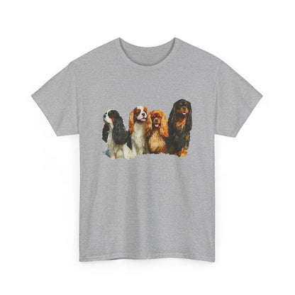 King Charles Spaniel Cavalier Club Unisex Heavy Cotton Tee